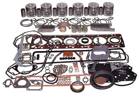 Kit de overhaul de motor diésel con pistones, anillos y juego de juntas