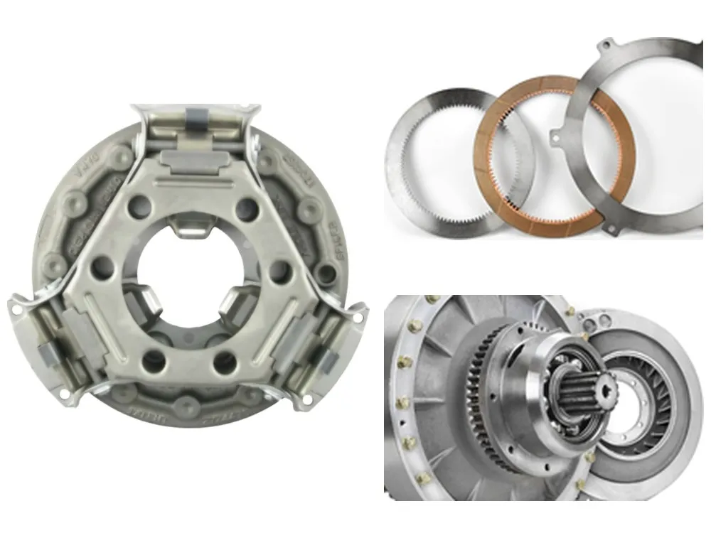 Plato de clutch, discos de fricción y convertidor de torque